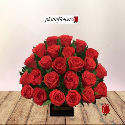 florero base madera